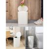 GLigeT Garbage Can Plastic Slim Trash Can Wastebasket with Lid Kitchen Bathroom Toilet Narrow Seam Garbage Container Bin Trash Bin (Color : B) view 4