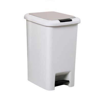 GLigeT Garbage Can Step-On Trash Can Household Kitchen Living Room Large Garbage Cans with Lid Creative Office Toilet Foot Pedal Press Trash Cans Paper Basket Trash Bin (Size : 8L)