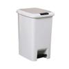 GLigeT Garbage Can Step-On Trash Can Household Kitchen Living Room Large Garbage Cans with Lid Creative Office Toilet Foot Pedal Press Trash Cans Paper Basket Trash Bin (Size : 8L) view 1