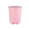 GLigeT Garbage Can Pedal Trash Can Household Trash Cans with Pedal Lid Toilet Living Room Kitchen Light Luxury Large Storage Garbage Cans Trash Bin (Color : B) view 1