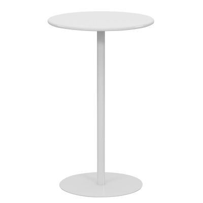 BESNUT Side Tables,Metal End Table,Waterproof Snack Table, Easy to Assemble & Clean Coffee Table Suitable for Living Room Bedroom Home Storage (Color : White 2, Size : 40.5x62cm)