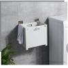 Bathroom, clean clothes, Japanese household foldable artifact, dirty clothes storage, basket, wall hanging NordicWhiteLarge view 3