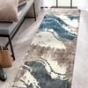 Cestavie Modern Abstract Area Rug Runner Rug 7x12 Feet Custom Size,Non-Shedding Washable Carpet for Bedroom Living Room Dining Room Hallway view 2