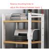 YLQFGUVWK Audio Video Media Stand Cabinet with 5 Shelves AV Media Stand Corner Shelf Audio Rack Stand Tower for Home/Office/Audio Video (Size : 50x40x100cm) view 4