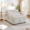 Hlcodca Folding Ottoman Sleeper Chair Bed with Mattress, Multi-Function Folding Ottoman Bed with Storage Pocket and USB Port for Small Room Apartment,Living Room,Bedroom (Beige-003) view 1
