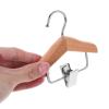 Alipis Portable Pet Garment Hanger Mini Dog Hanger Clip Dog Clothing Wooden Rack view 2