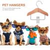 Alipis Portable Pet Garment Hanger Mini Dog Hanger Clip Dog Clothing Wooden Rack view 3