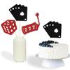 12 Pcs Casino Centerpiece Sticks - Casino Theme Party Decorations - Poker Party Decorations view 1