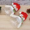ABOOFAN 5pcs Christmas Candy Boxes with Plush Snowman Doll Lid Xmas Cookie Jar Sugar Bottle Food Storage Containers Bottle Holder for Winter Holiday Party Supplies view 4