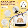 Cunno 24 Pcs Rainbow Proud Tote Bags Bulk Appreciation Gifts, Black view 4