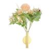 PATIKIL Wall Flower Vase Tube, 4 Pack Metal Floral Tubes Wall-Mounted Flower Tube Dried Flower Vase Racks for Flower Display Decoration, Gold Tone view 4