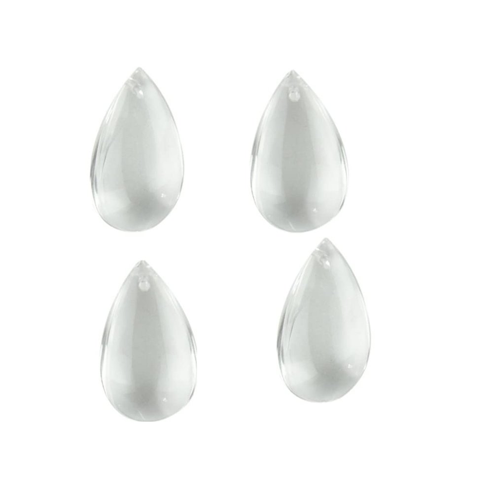 Chandelier Crystal Prisms Pendants Crystal Water Drop 38mm/50mm Clear Chandelier Crystal Prisms Pendants (Color : 63mm 10pcs)