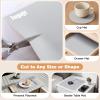 49.2" x 15.7" Large Silicone Mat for Kitchen Counter Protector, Cuttable Silicon Countertop Protector Mat Heat Resistant Mats for Countertop, Cut to Fit Placemat Ship Roll by Foepoge, Gray view 4