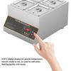 500W Commercial Chocolate Tempering Machine, Electric Stainless Chocolate Melting Machine, 12KG Capacity Heating Chocolate Melting Pot, 0-85/ 0-185 Adjustable, For Hotels/Homes,4cylinder view 3
