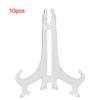 10 Pieces Plastic Easel Plate Display Stands Holders, Picture Frame Stand to Display Pictures or Other Items at Weddings, Home Decoration, Birthdays, Tables(20cm) view 2
