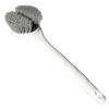 Utility Scrub Brush, Effortless Dish Scrubber with Ergonomic Handle, Heavy-Duty Stiff Bristled Scrubber, Lightweight Pot Cleaning Brush, Multi Purpose Home Cleaning Tools for Tableware, Pans, Bathtub view 1