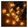 CAKERS Christmas Bell Decor String Lights|Led Creative Silver Wire Fairy Lights|Ambient Lamp for Birthday Party Holiday Bedroom Decor,Warm White,12m(39.3ft)-100LED-Solar view 1