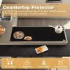 49.2" x 15.7" Large Silicone Mat for Kitchen Counter Protector, Cuttable Silicon Countertop Protector Mat Heat Resistant Mats for Countertop, Cut to Fit Placemat Ship Roll by Foepoge, Black view 3