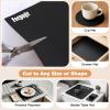 49.2" x 15.7" Large Silicone Mat for Kitchen Counter Protector, Cuttable Silicon Countertop Protector Mat Heat Resistant Mats for Countertop, Cut to Fit Placemat Ship Roll by Foepoge, Black view 4