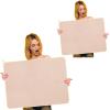 Hushee 2 Pack Extra Large Dish Drying Mat Microfiber Absorbent Dish Drying Pad Large Size Dishes Drainer Mats for Countertop, Sink, Refrigerator or Dryer (30 x 24 Inch,Beige) view 1