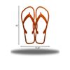 Riverside Designs Coastal Flip Flops Ocean Beach Metal Art Steel Wall Dcor (Copper, 18") view 2