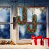 ABOOFAN 2pcs Metal Wreath Frame for Crafts Candy Cane Shape Smooth for Decor for Christmas Holiday Decorations view 2