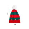Roontin Christmas Santa Beanie for Men and Women - Knitted Stocking Cap with Bell - Xmas Holiday Hat for Adults view 2
