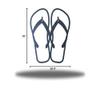 Riverside Designs Coastal Flip Flops Ocean Beach Metal Art Steel Wall Dcor (Black, 36") view 2