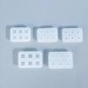 6 Square Round Resin Mold Mirror Silicone Mold for Earring String Pendant Bracelet Jewelry Tools - (Color: 5 Styles) view 1
