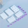 6 Square Round Resin Mold Mirror Silicone Mold for Earring String Pendant Bracelet Jewelry Tools - (Color: 5 Styles) view 2