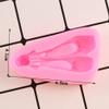 Ballet Slippers Shoes Silicone Mold DIY Baking Cake Decorating Tool Candy Chocolate Gum paste Molds Pudding Dessert Mold view 2