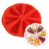 8 Grids Silicone Cake Molds Durable Kitchen Pizza Plate Baking Food Mold For Oven Microwave Pastry Pans Tools view 2