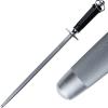 KOPALA Sharpening Steel Knife Sharpener Rod Round 12 Inches Honing Steel for Knives Dark view 1