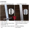 KOPALA Sharpening Steel Knife Sharpener Rod Round 12 Inches Honing Steel for Knives Dark view 4