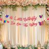 Fun Express Butterfly Baby Shower Garland - 2 Pc view 3