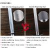 KOPALA Sharpening Steel Knife Sharpener Rod Flat 12 Inches Honing Steel for Knives Dark view 4