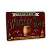 Custom Whiskey Bar Sign - Personalized Sign for Home & Man Cave Bar Deco - USA Made to Order: 108122002195 view 1