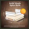 Vertical Spice Solid Maple Storage Rack Drawer - Sliding Spice Rack - Pantry Organizers and Storage - Kitchen Cabinet Organizer - Pull Out Shelf - Made in USA - 1 Drawer (6.9" W x 5.0" H x 10.6" D) view 4