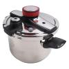 BROLEO Pressure Cooking Pot, Sealing Clear Scale Lines 6L 80KPA Safety Window Electric Pressure Cooker Easy Grip for Home Kitchen for Electric Furnace, BROLEOg7o04dsz92 view 1