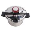 BROLEO Pressure Cooking Pot, Sealing Clear Scale Lines 6L 80KPA Safety Window Electric Pressure Cooker Easy Grip for Home Kitchen for Electric Furnace, BROLEOg7o04dsz92 view 3