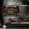Personalized 19th Hole Bar & Lounge Sign Custom Art - Made In USA - Golfer Gift, Man Cave Decor view 2