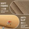MDSASFD Sherpa Fleece Sofa Cover, Super Soft Funny Fuzzy Sofa Couch Covers, Warm Plush, Non-Slip Sectional Sofa Slipcover Furniture Protector for Kids, Pets(Coffee, 36"x 47") view 3