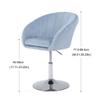 ULTRAWAVE Bar Stools Office Leisure Chair Fabric Art Bar Chair with Back Lift Chair Counter Chair Bar Chair Swivel Bar Chair High Chair Barstool view 3