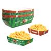 Fumwase 24 Pcs Football Paper Food Trays Disposable Football Serving Tray Paper Food Boats for Sport Event Birthday Tailgate Party Football Themed Party Favors Holds Nachos Tacos Fries view 1
