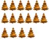 Affinfity Decor Acacia Wood Christmas Tree Shaped Cutting Board for Kitchen Decor, 20 pieces Leafy Tree Cutting Boards Set, Wooden Chopping Board with Handle, Christmas Corporate Gifts for Employees view 1