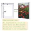 CANFRAVAS 16x20 Canvas Floater Frame with 0.6"-0.9" Deep, Canvas Floating Frame for Oil Painting, Art Prints Artwork Frames(16"x20",White) view 2