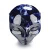 Skullis 2.0" Sodalite Hand Carved Fairy Elf Alien Crystal Skull Companion Sculpture, Crystal Healing.1502 view 1