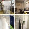 KHiry Macrame Wall Hanging Tapestry, Boho Handwoven Macrame Door Curtain Woven Cotton Yarn Rope Boho Wall Decoration Room Divider Window Curtains Door Curtains Wedding Background (Size : 90 * 180cm) view 4