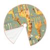 48 Christmas Tree Skirt,Durable Holiday Decor - Perfect Size for Your Christmas Tree,Magic stick Closure Cute Wild Cartoon Giraffes view 2