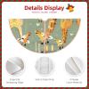 48 Christmas Tree Skirt,Durable Holiday Decor - Perfect Size for Your Christmas Tree,Magic stick Closure Cute Wild Cartoon Giraffes view 4